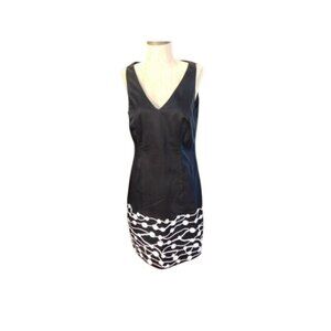 Chetta B. Sherri Bloom Peter Noviello Size 8 Designer Black Sleeveless Dress